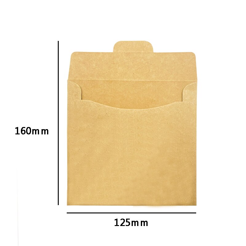 50 pièces/lot carré amour deux disques de Style CD plateau de rangement pour carte Scrapbooking Kraft cartes d'invitation de mariage