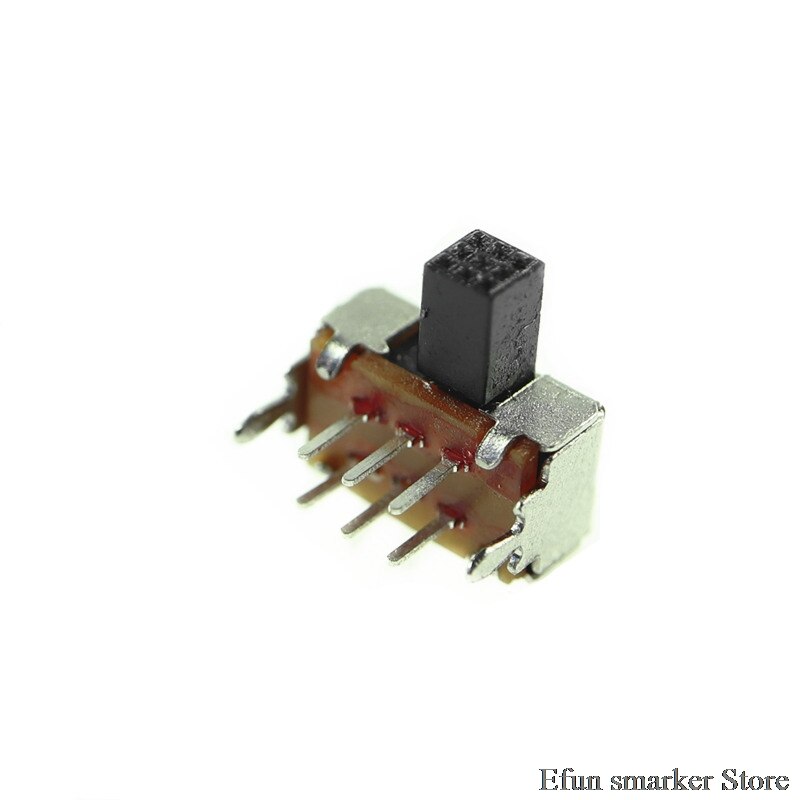 SK22D02 Handle length 5mm Toggle switch SK-22D02 6 pin 2P2T Horizontal double slide switch