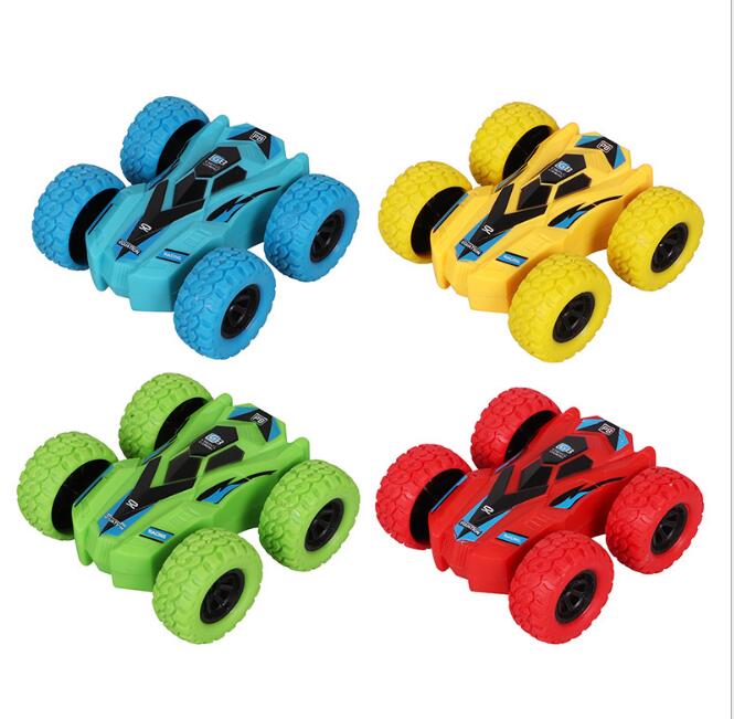 inertial double-sided stunt car children's -resistant toy car model off-road vehicle sliding dump truck