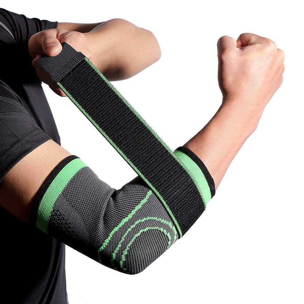 1 stuk sportbandage compressiekous elleboogbrace ondersteuning beschermer voor gewichtheffen artritis volleybal tennis armbrace
