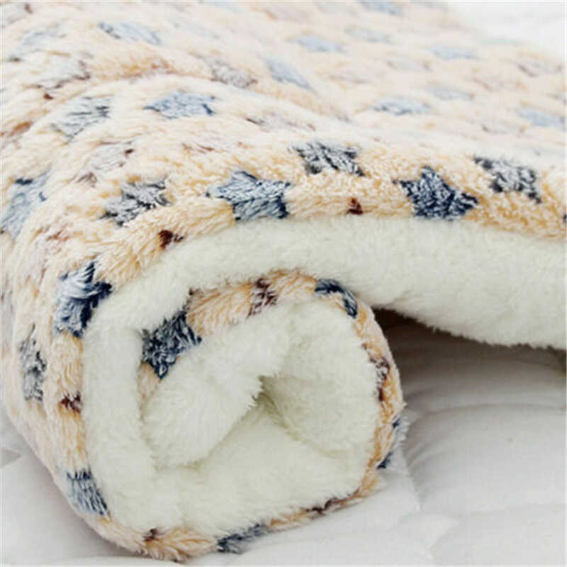 Mat Bed Soft Puppy Pet Supplies Blanket Dog Plush Sleeping Cat Warm Blankets