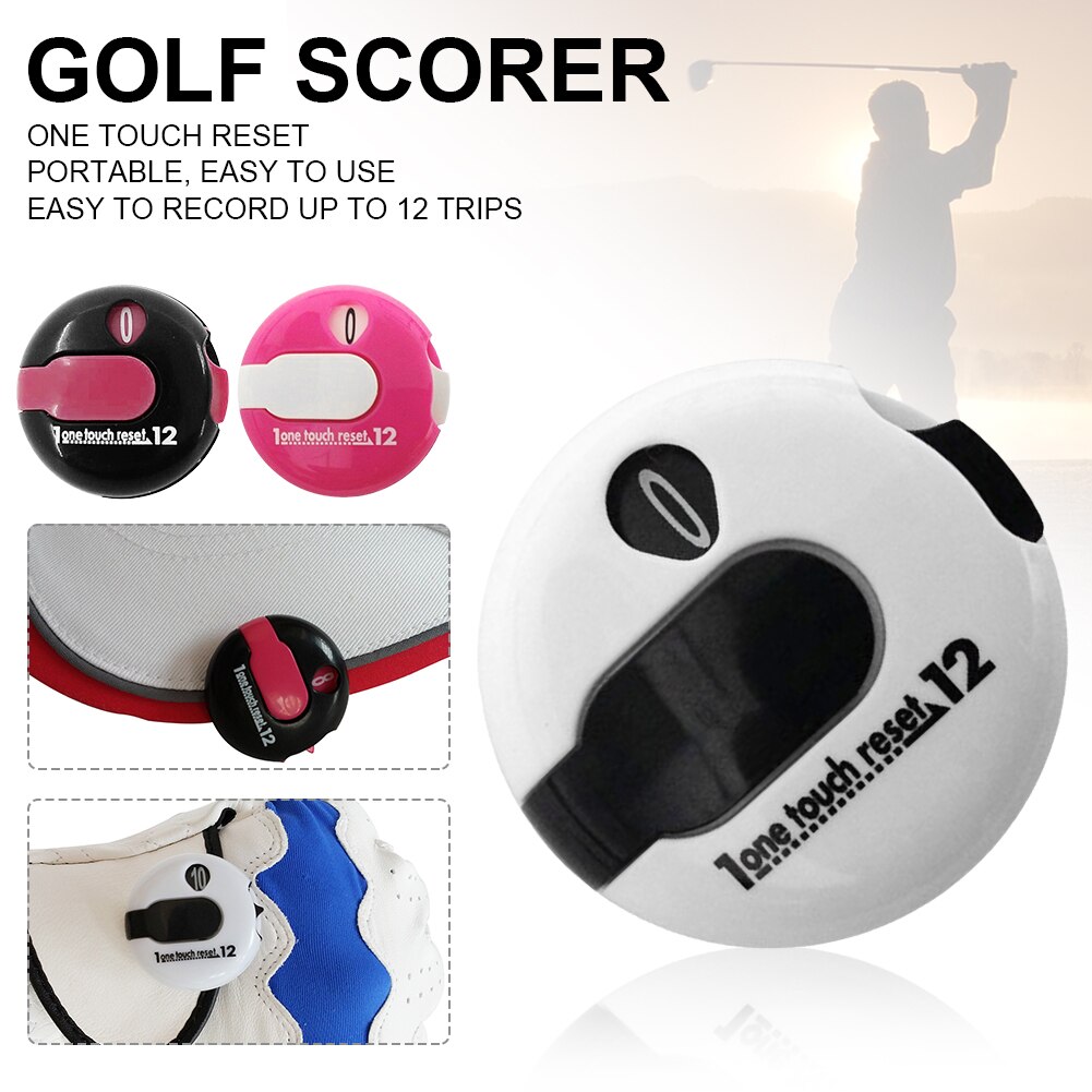 Lille golfscore tæller indikator golf slagtæller mini score tæller vedhæftet fil scorekeeper golf tæller golf træningshjælpemidler