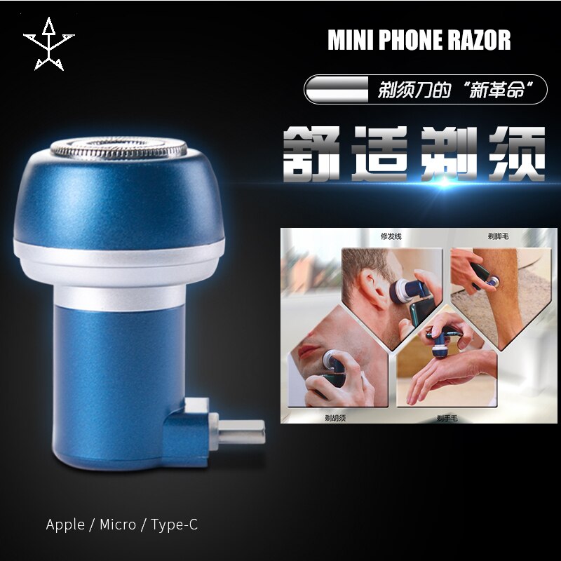 Reise Rasierer mächtig Bräutigam für Mann Mini Handy, Mobiltelefon Rasierer Tragbare Rasierer Wasserdicht Wiederaufladbare Clever Telefon Rasiermesser