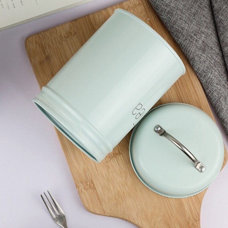 Stalen keukenbenodigdheden multifunctionele vierkante doos verzegelde blikken koffieblikken snoep thee sojamelkpoeder blikken