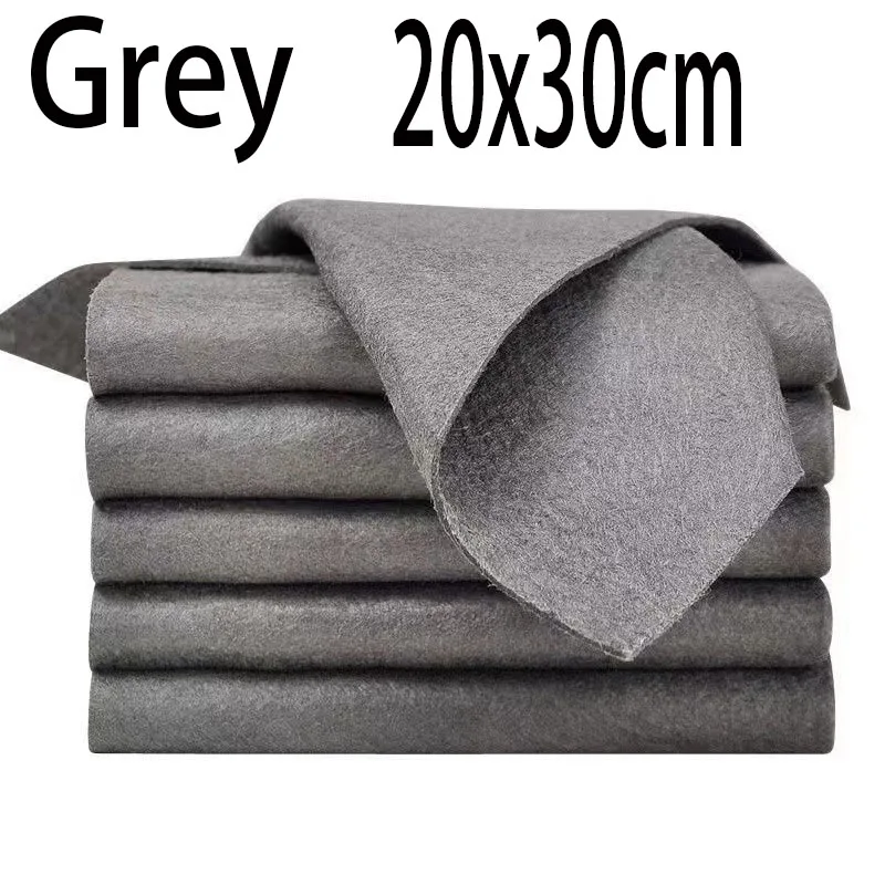 Multifunktionales magisches Tuch, Glasreinigungstuch, Geschirrtuch, fusselfrei, für Fenster, Autos, Küchenspiegel, spurlos, wiederverwendbar: Navy Blau / 1