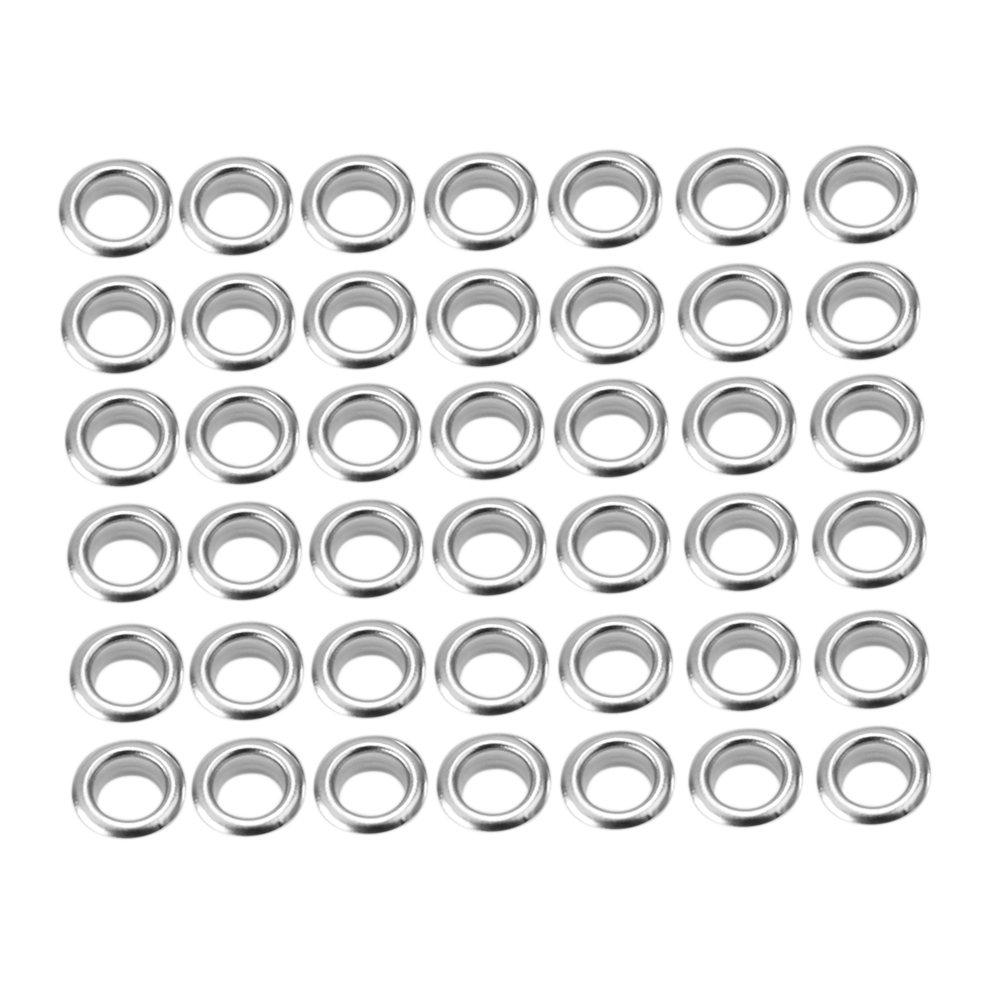 Œillet rond métallique de 8mm, 200 pièces, trous de Scrapbooking, sacs artisanaux en cuir, accessoires de couture pour bricolage