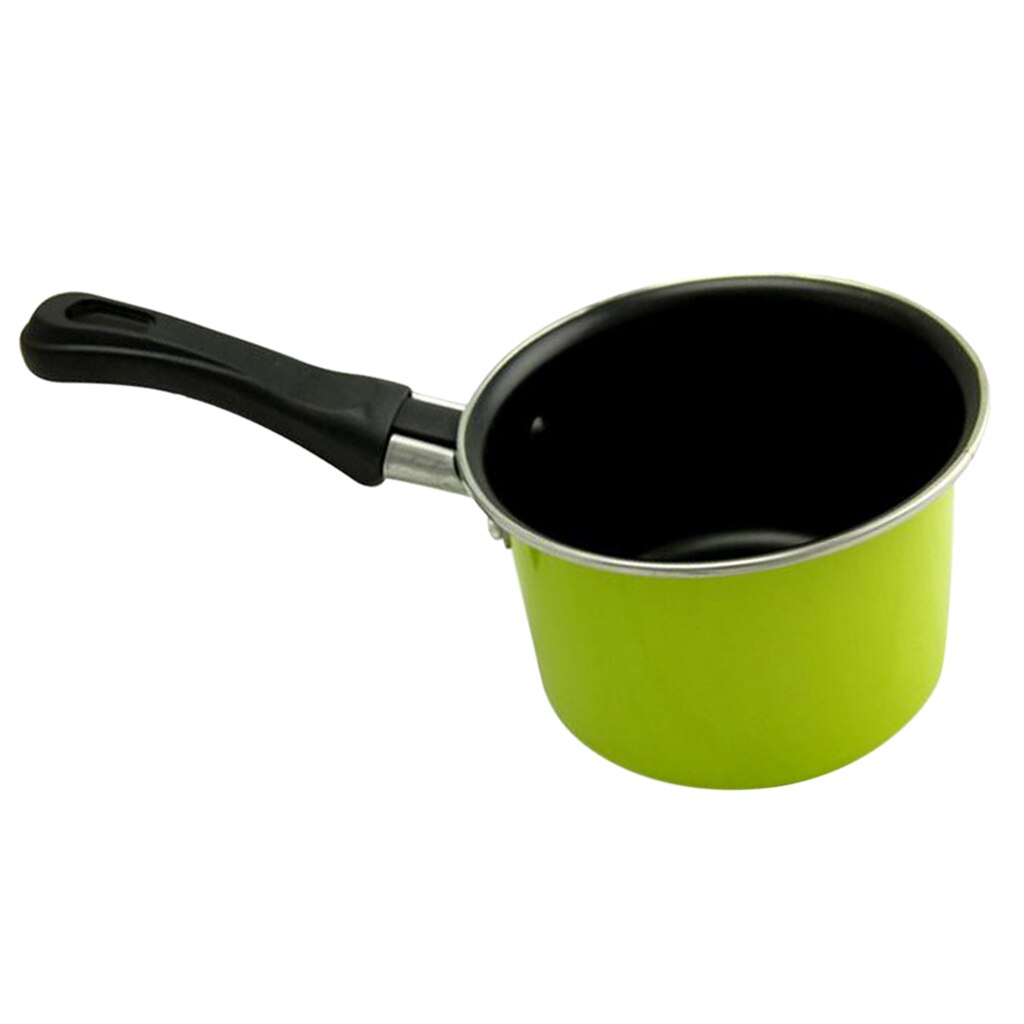 Melk Pan 11 cm Non-stick Steelpan Thee Pan Anti-aanbak Melk Pot Keuken Kookgerei: Groen