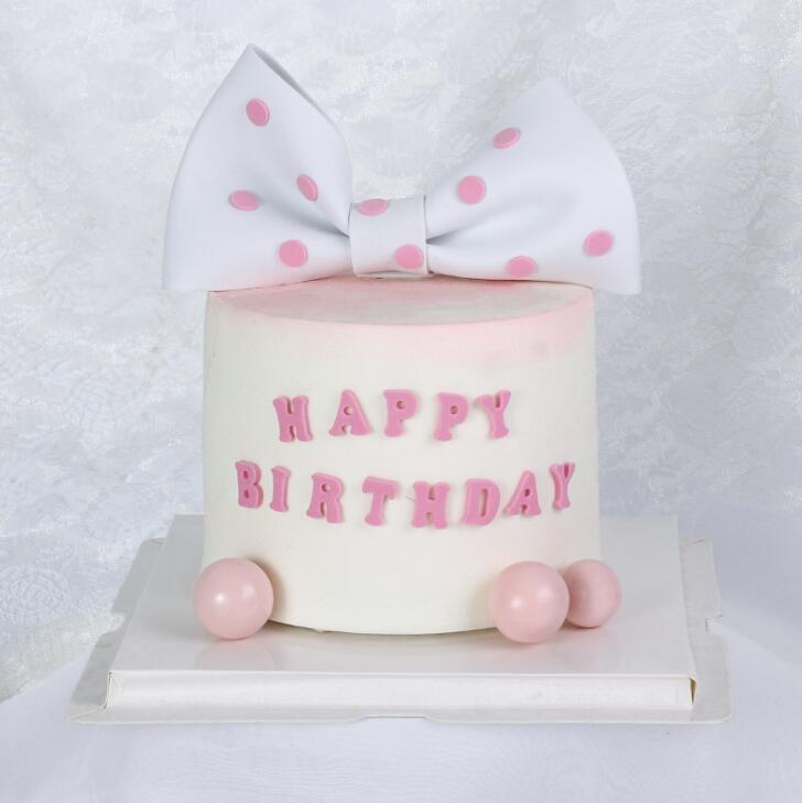 Gâteau Topper nœud-noeud gâteau décoration fête d'anniversaire fille bébé douche décor belle Rosette fille décor