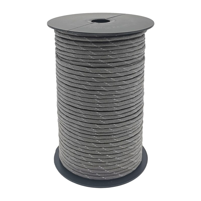 Paracord reflectante para acampar al aire libre, cuerda de paracaídas multifunción de 100M, 4mm, 7 hebras: 2