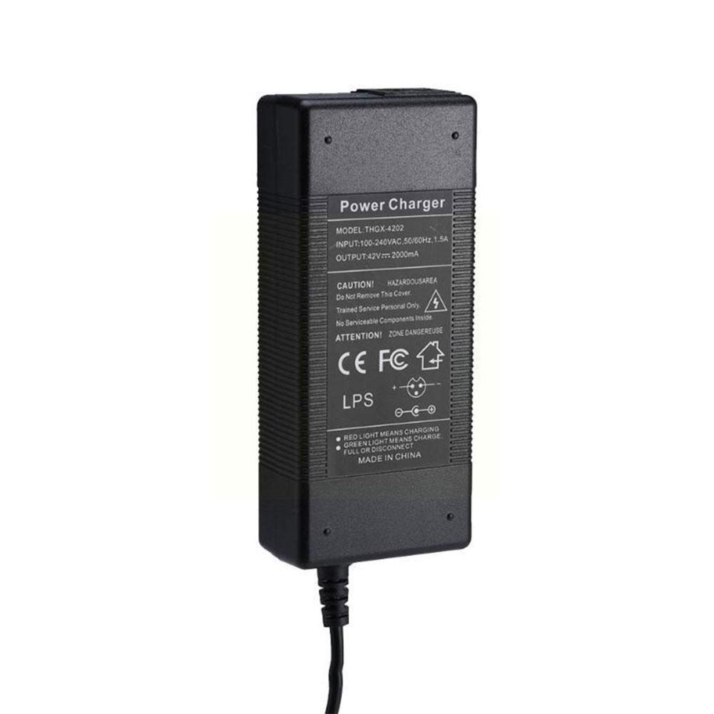 36v ladegeräte mit rca-stecker, 10mm ausgänge , 2a 42v für lithium-batterien von elektrofahrrädern und rollern (  m365 x2 stück 0