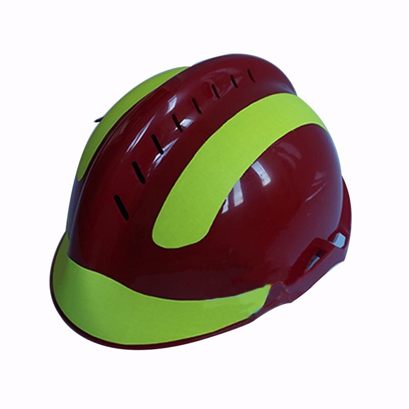 Unisex Durable Disaster Relief Rescue Helmet for Firefighter Worker Construction Safety Supplies casco de seguridad construccion: Red Helmet