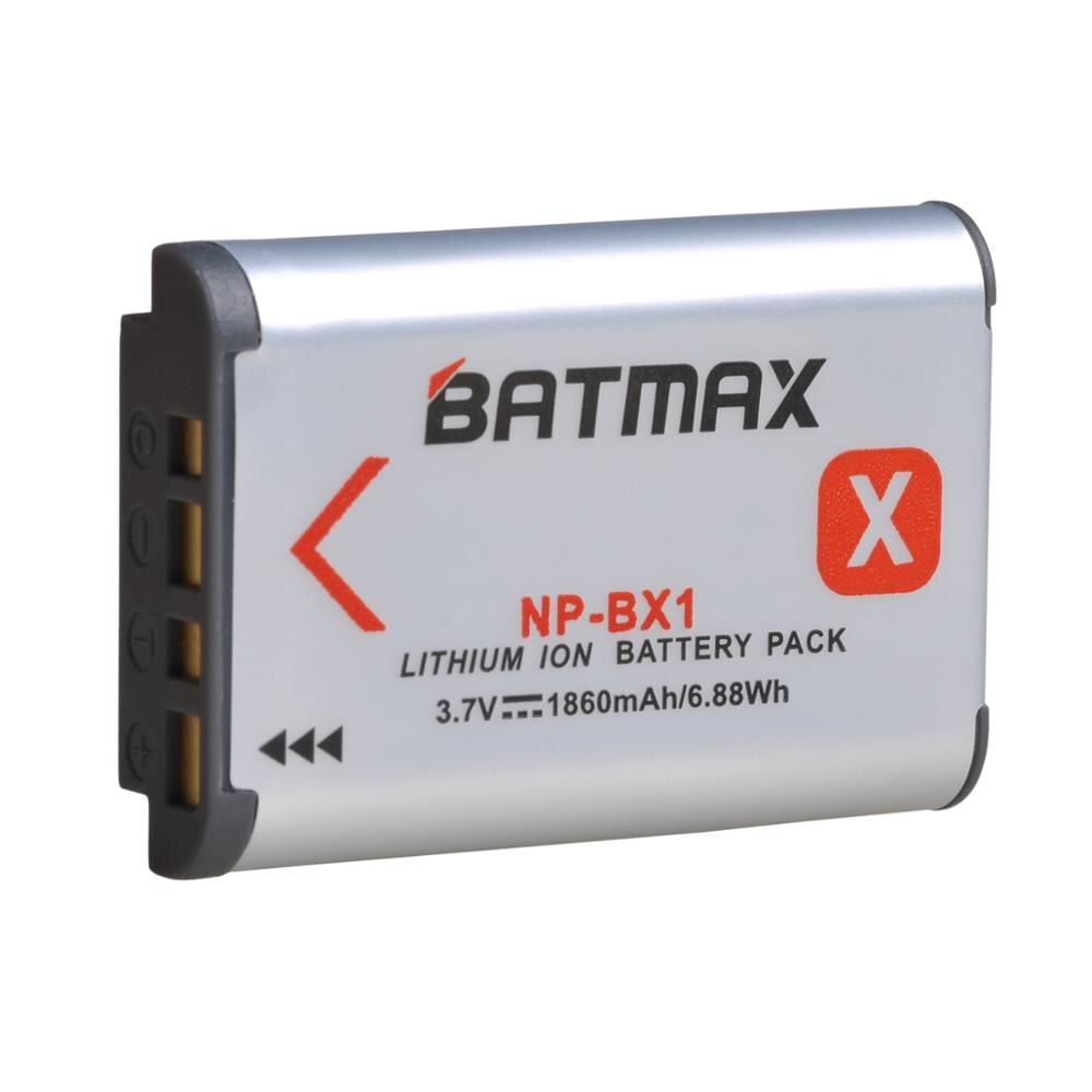 Batmax np -bx1 np bx1 npbx 1 akku 1860 mah + lcd-kaksoislaturi sony fdr -x3000r rx100 as100v as300 hx400 hx60 as50 wx350 as300v:lle