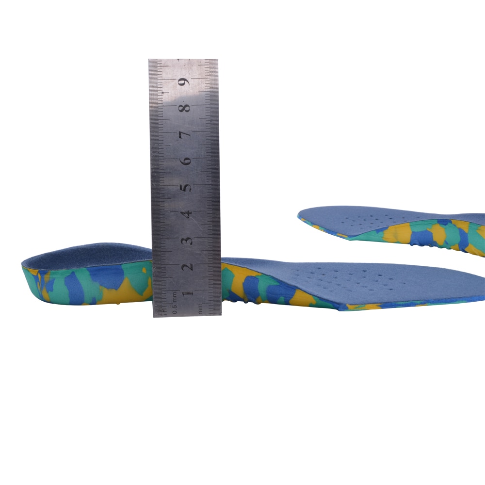 Semelles orthopédiques 3D à talon profond pieds plats pour enfants et enfants semelle de soutien de l'arc pour O/x-legs chaussures orthopédiques soin des pieds
