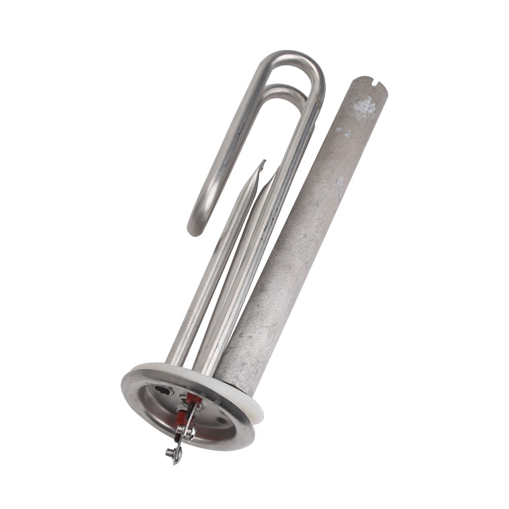 Elemento elétrico para aquecedor de água, 3000w, 220v, tampa de 63mm com porca m6, peças de aquecedor elétrico de água de aço inoxidável