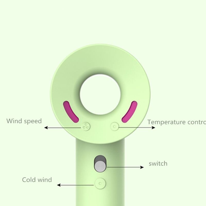 Zachte siliconen anti-kras föhnbehuizing, beschermhoes voor dyson supersonic föhnaccessoires