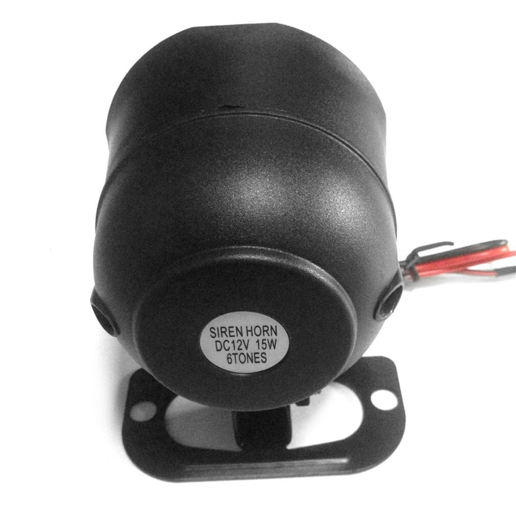 Sistema de alarma de coche Universal de 1 sentido sistema de seguridad de protección de entrada sin llave sirena + 2 Control remoto antirrobo