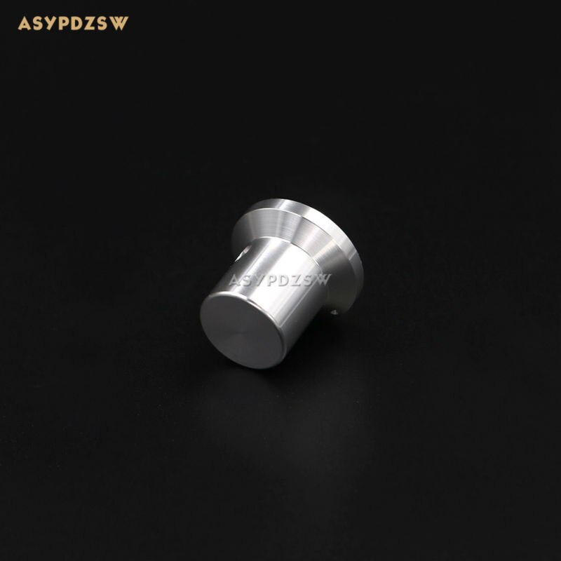 1 PCS HIFI High gloss silver 25*17*22 Full aluminum amplifier solid Volume potentiometer knob