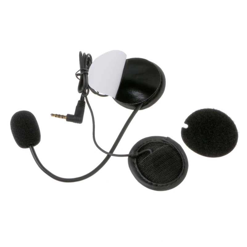 Mikrofon Lautsprecher Weichen Kabel Headset Zubehör für Motorrad Helm Bluetooth Sprechanlage Gegensprechanlage Arbeit mit Jedem 3,5-mm-stecker