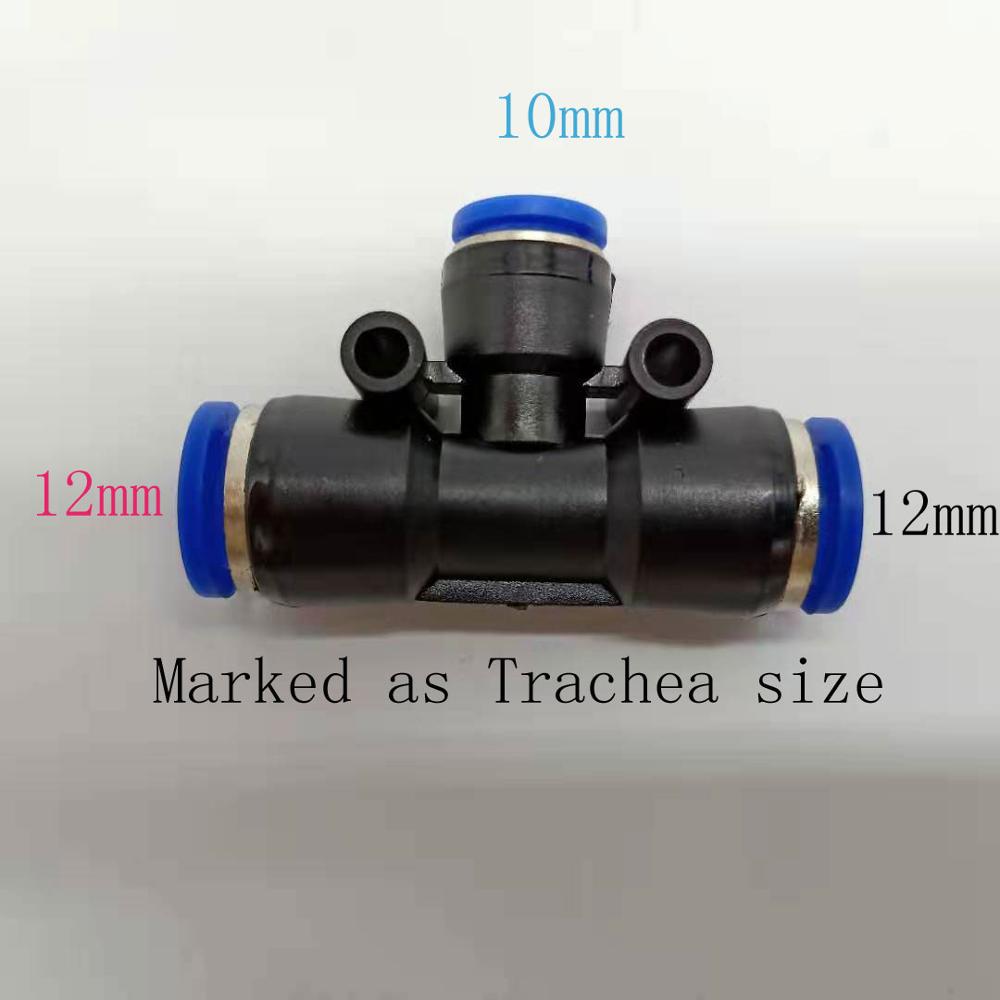 PEG rapid trachea ,Three links ,T type Pneumatic Joint PEG4-6 6-8 8-10 10-12 12-16 PEG4-8 6-10 8-12: PEG10-12
