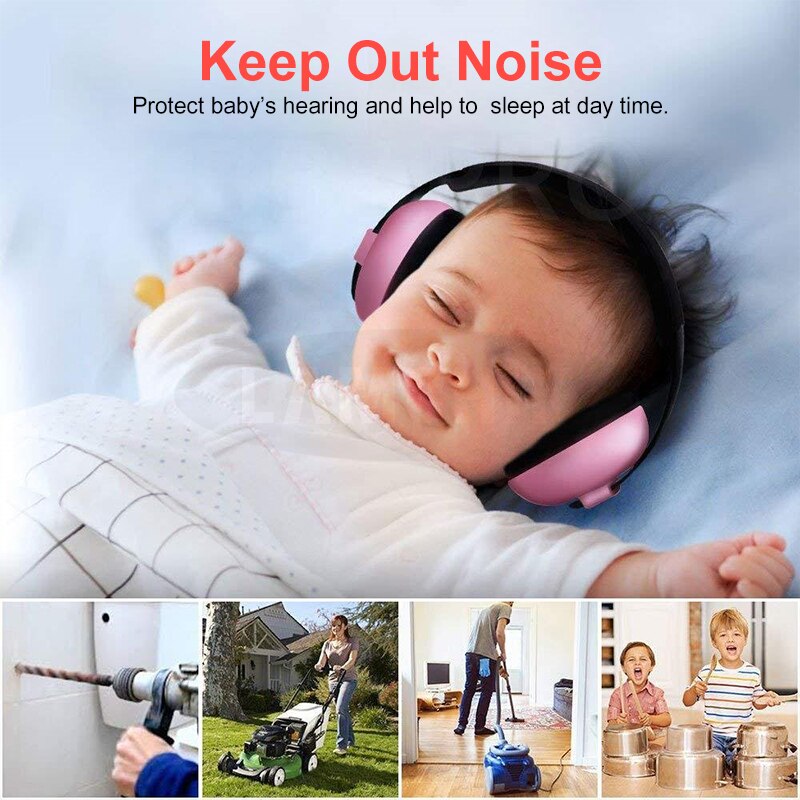 Baby Earmuffs Children Sleep Learning Ear Defenders Noise Proof Comfortable Durable Protection Kids Anti-Noise Headphone
