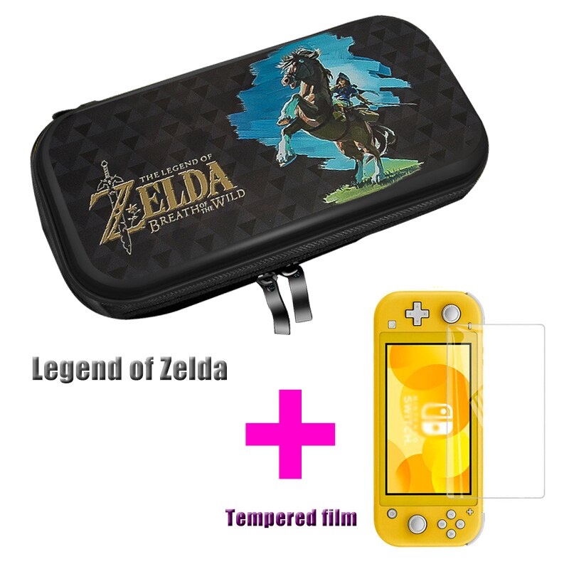 ! Bolsa de almacenamiento para nintendo Switch Lite, mini funda protectora para nintendo Switch, accesorios: Legend of Zelda 2in1