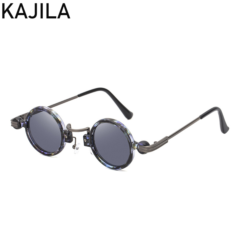 Vintage Small Round Steampunk Sunglasses Men Luxury Brand Punk Sun Glasses For Male Eyewear Shades Lentes De Sol