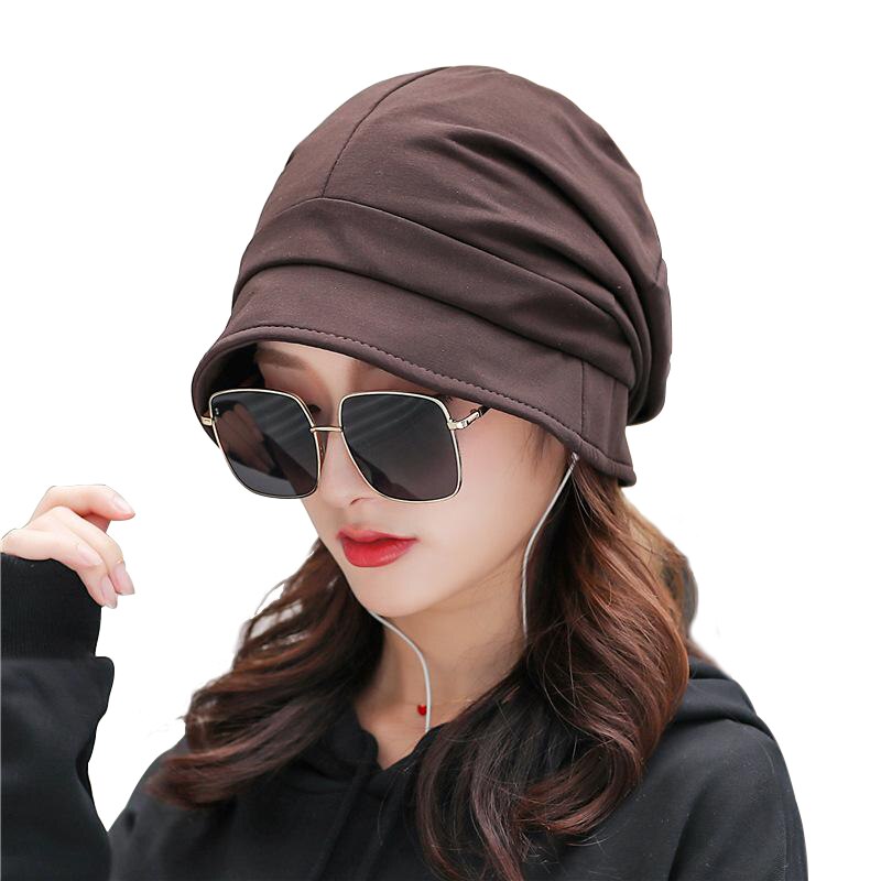 Cokk efterår vinter damehatte hue turban hat kvindehjelm kvinde baggy cap vinterhatte til kvinder vindtætte ørebeskytter gorro