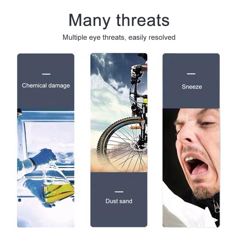 1/5Pcs Protective Safety Glasses Work Eye Protective Safety Goggles Eye Anti-Fog Antisand Windproof Anti Dust Saliva Goggles