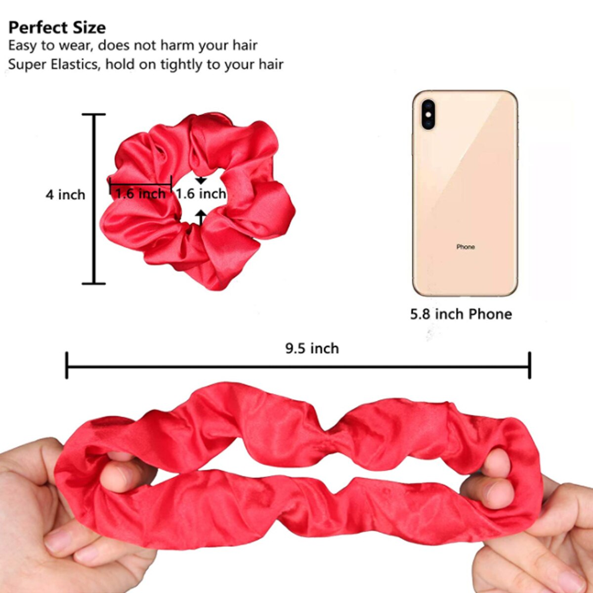 20 piezas francés elástico gomas para el pelo para las mujeres gasa de terciopelo pelo banda de goma accesorios de cabello cable diademas tocado
