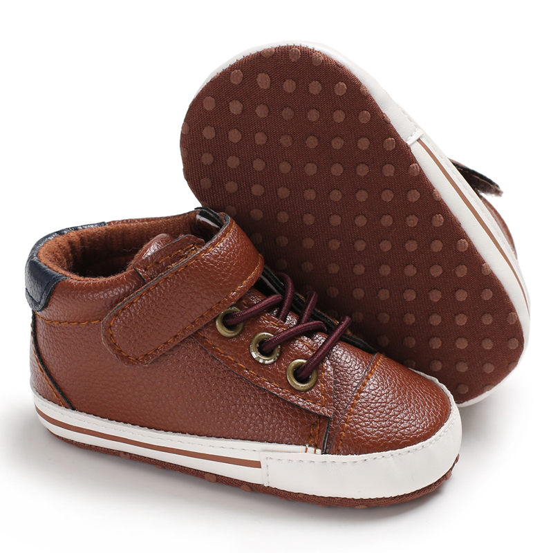 Pasgeboren Baby Jongens Meisjes Schoenen Babyschoenen Zachte Zool Lederen Causale Sport Peuter Schoenen Pre-Wandelaars 0- 18M
