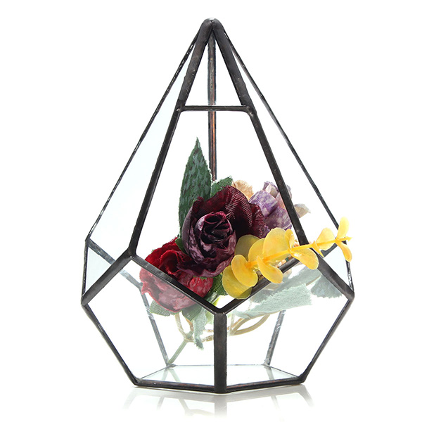 Pot de fleur Air plante planteur verre boîte bricolage Micro paysage verre bouteille jardin polyèdre verre géométrique Terrarium bonsaï