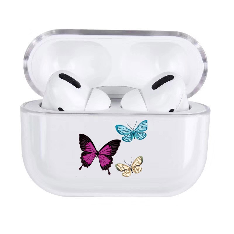 Funda de mariposa para Airpods Pro 2, funda bonita a la con dibujos, funda rígida para Airpods 2 Pro y cargador: WS162-9ForPro