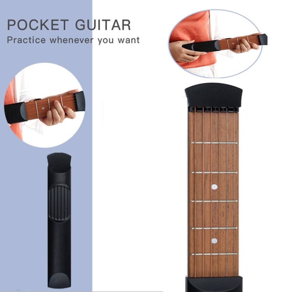 Outil de pratique de guitare de poche entraîneur d'accords Portable exercice de doigt de guitare et accords outil de pratique