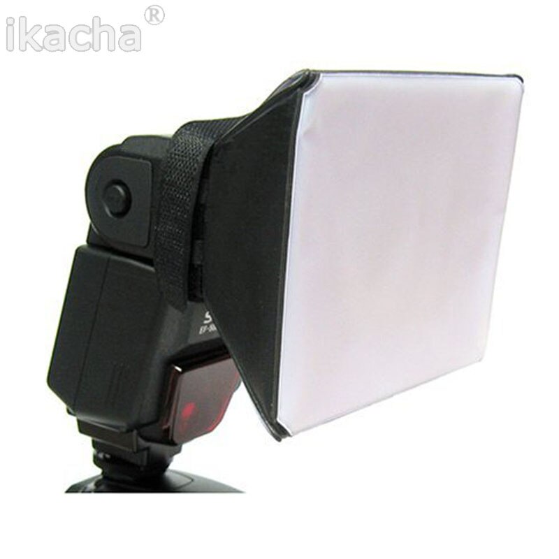 Fotografie Flash Softbox Diffuser Mini Softbox Kit Camera Foto Opvouwbaar Soft Box Flash Voor Canon EOS voor Nikon Speed Licht