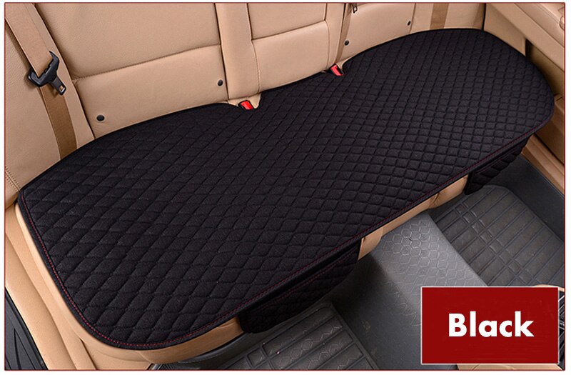 Nuovo coprisedile in lino per auto protezione in lino sedile anteriore o posteriore cuscino per cuscino per camion Suv o Van: 1 rear
