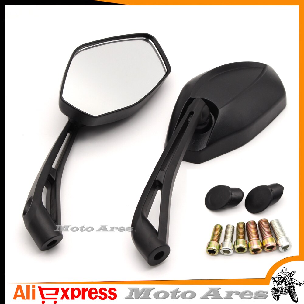 2 teile/para Motorrad Rückspiegel Motorrad Rückspiegel Moto-Cross Zurück Seite Spiegel ATV Moto Schmutz Grube Fahrrad