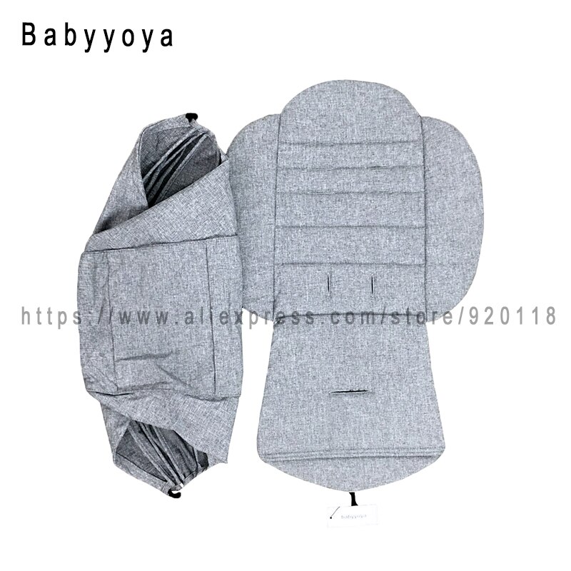 Barnvagnshuva & bäddmadrass visir kapell dragkedja ficka solskyddsskydd sittdyna matta för baby yoya 175 barnvagn baby tron