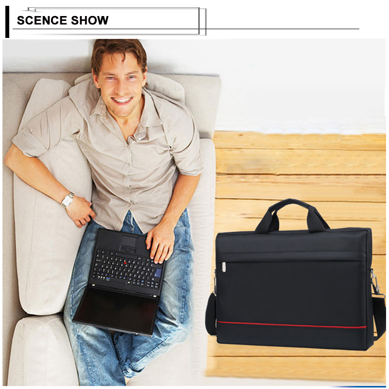 Wasserdicht Laptop Handtasche Schulter Bote Tasche Notizbuch fallen Abdeckung Computer Aktentasche für Reise Beiläufige Männliche Umhängetasche