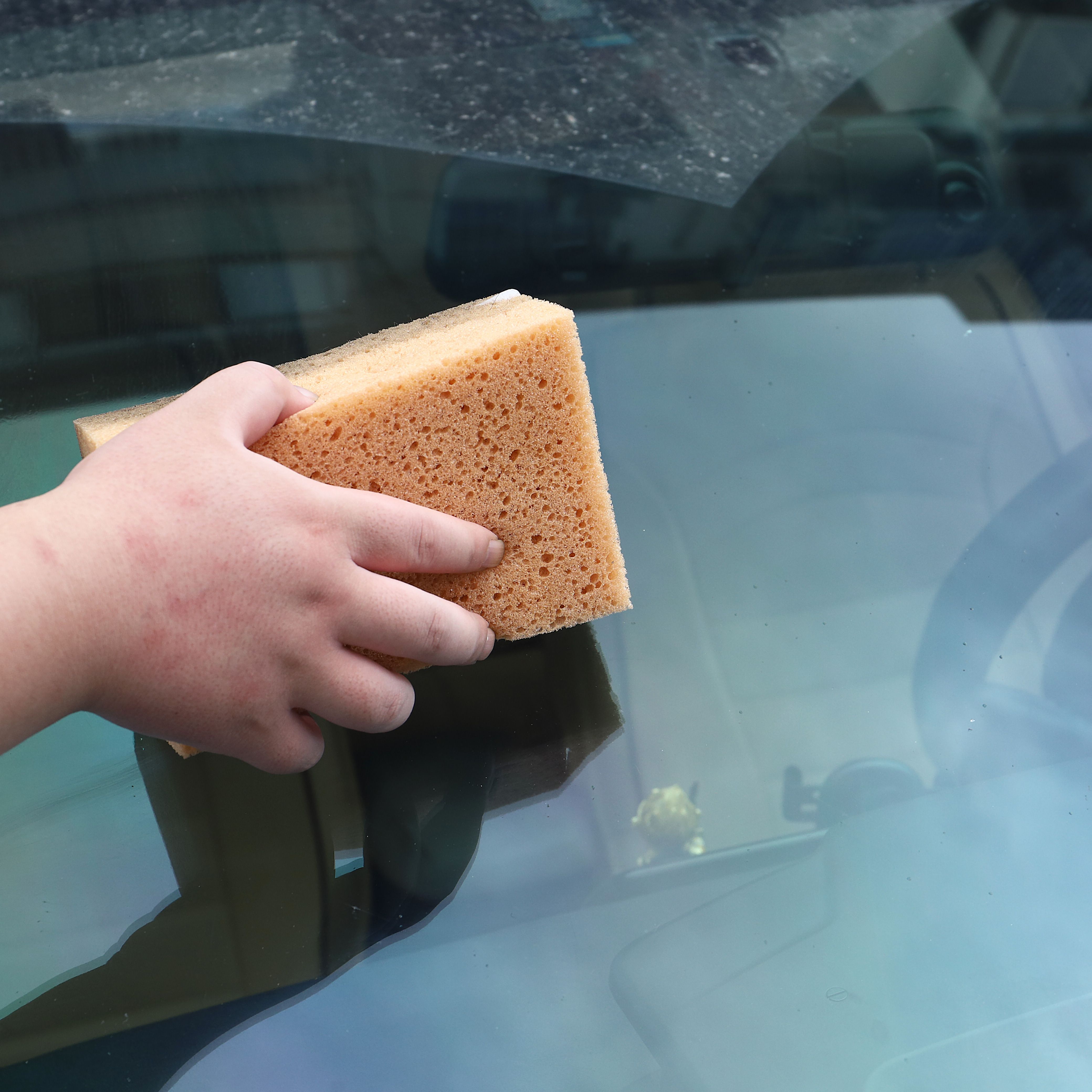 Grote Spons Voor Auto Wassen Schoonheid Super Absorberende Decontaminatie Gecomprimeerd Honingraat Spons Blok Household Cleaning Tools