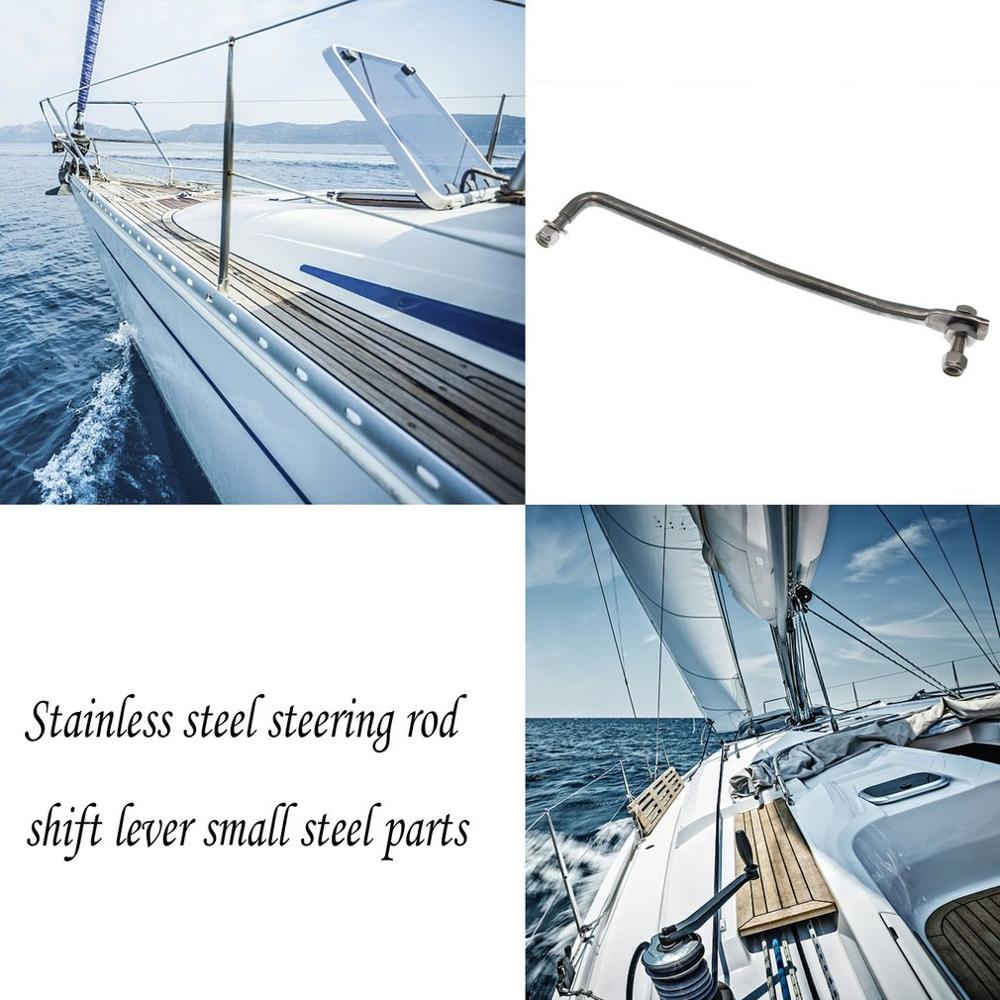 QY-202931 Universele 30-60 Hp Buitenboordmotor Rvs Stuurstang Kleine Stalen Onderdelen Motor Stuurstangen