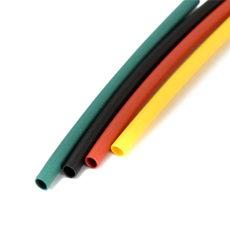 328 stk./sæt muffe wrap wire bil elektrisk krympbar kabelrørsæt varmekrympeslange polyolefin 8 størrelser blandet farve