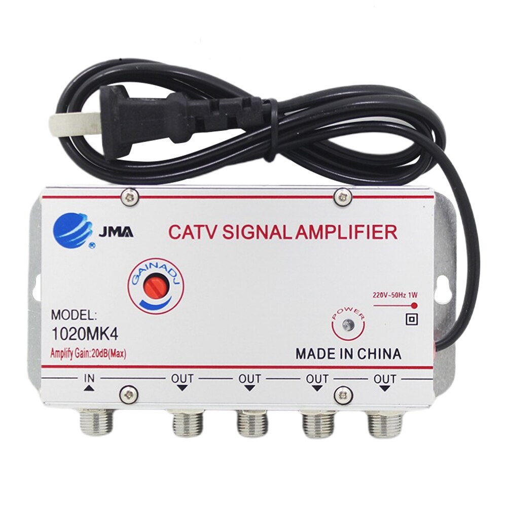 2/3/4/6/8 veis 20db catv kabel tv splitter forsterker tv antenne signal forsterker booster splitter