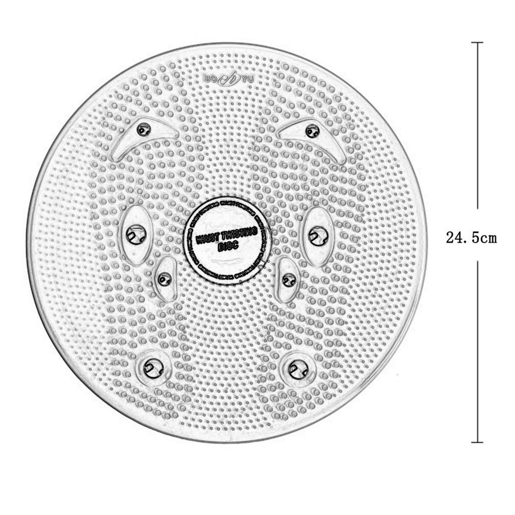 Practical Twist Waist Torsion Disc Board Magnet Aerobic Foot Exercise Yoga Training Health Twist Waist Board