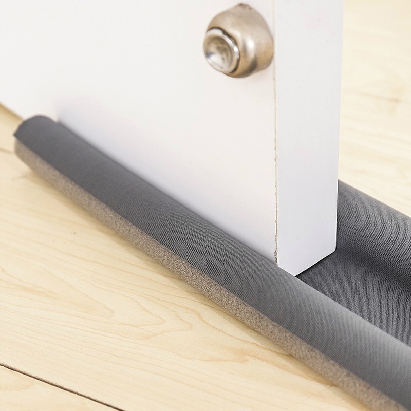 Home Use Flexible Door Bottom Sealing Strip Guard Wind Dust Soundproofing Collision Avoidance Rubber Sealing Strips Sticker Tool