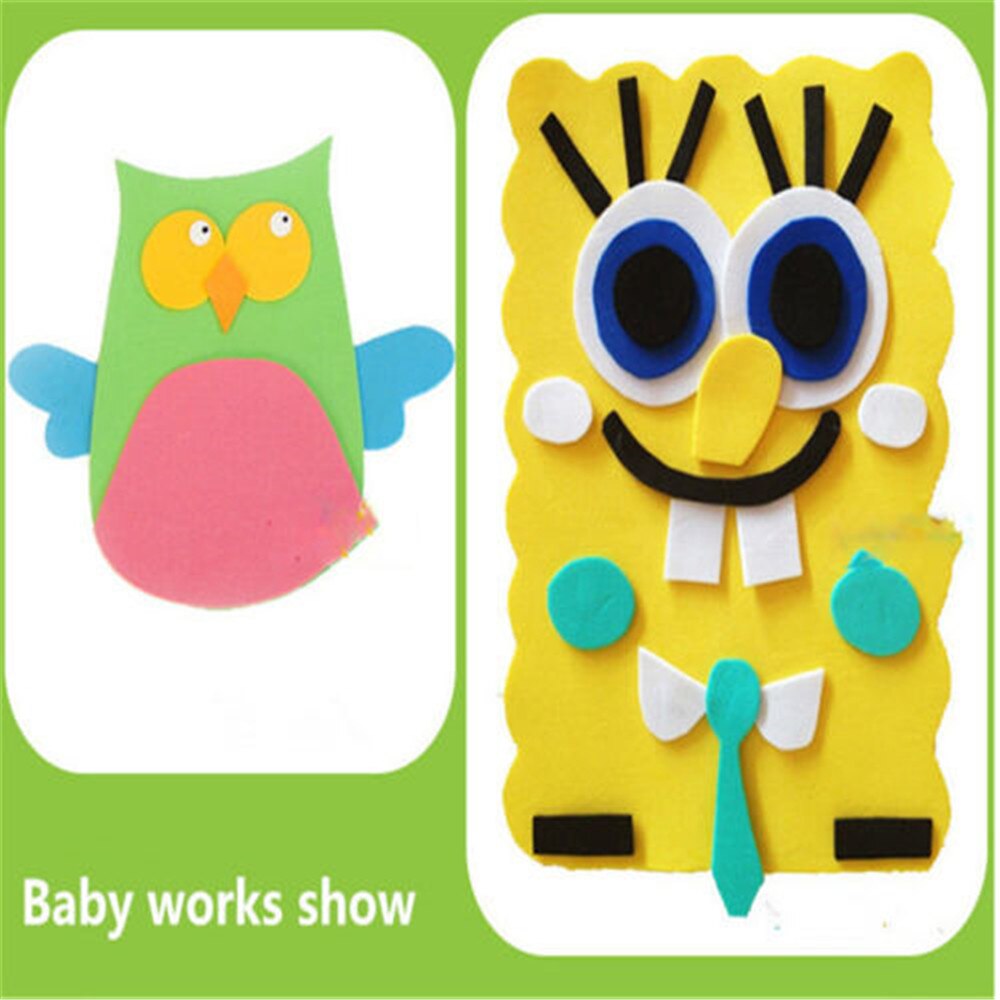 Papel de espuma EVA A4 para niños, materiales de pintura, manualidades, papel de Color, Multicolor, 10 unids/lote,