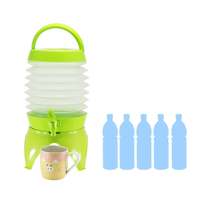 3.5L/5.5L/7.5L Outdoor Waterzakken Opvouwbare Draagbare Drinken Kamp Koken Picknick Bbq Water Container Bag Carrier Auto water Tank