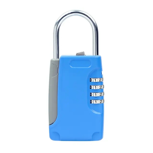 4-Digital Password Combination Lock With Hook Hidden Key Safe Box Mini Metal Secret Box For Home Villa Car Caravan