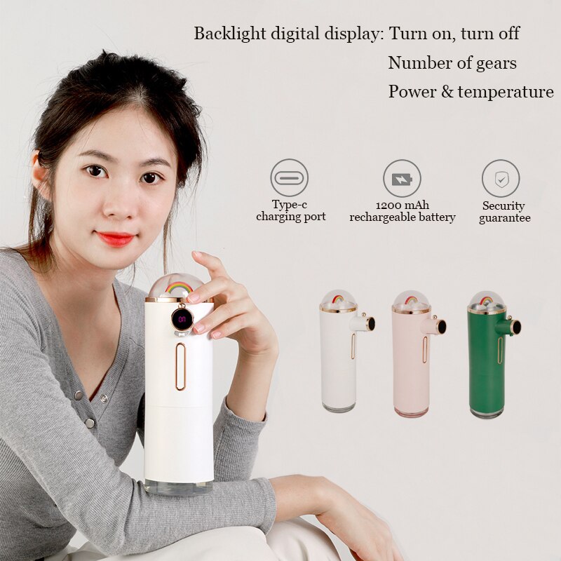 Automatische Foam Zeepdispenser D32 Regenboog Inductie Opladen Intelligente Wassen Mobiele Telefoon Home Improvement Accessoires Gereedschap