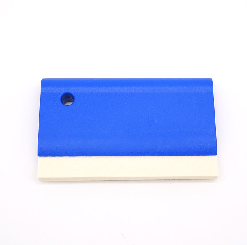 8.6cm*14cm Squeegee Window Tint Tool Wool Squeegee With Palstic Handle Car Wrapping Application Tools