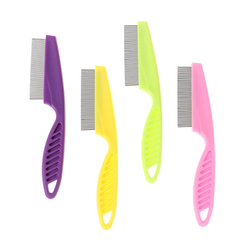 Protect Flea Comb For Cats Dogs Pet Stainless Steel Comfort Flea Hair Grooming Tools Deworming Brush Short Long Hair Fur Remove